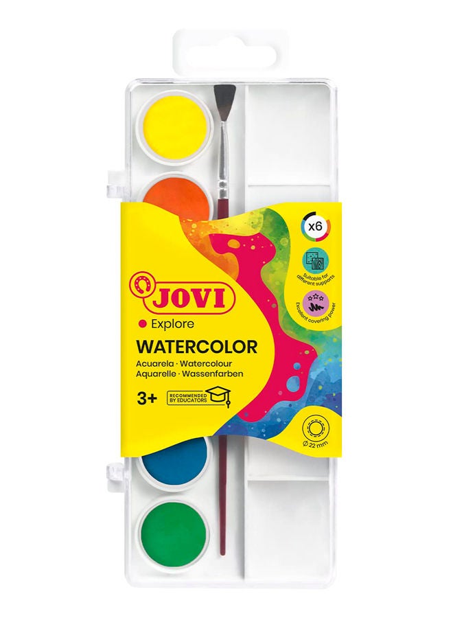 جوفي ألوان مائية - 6 لون