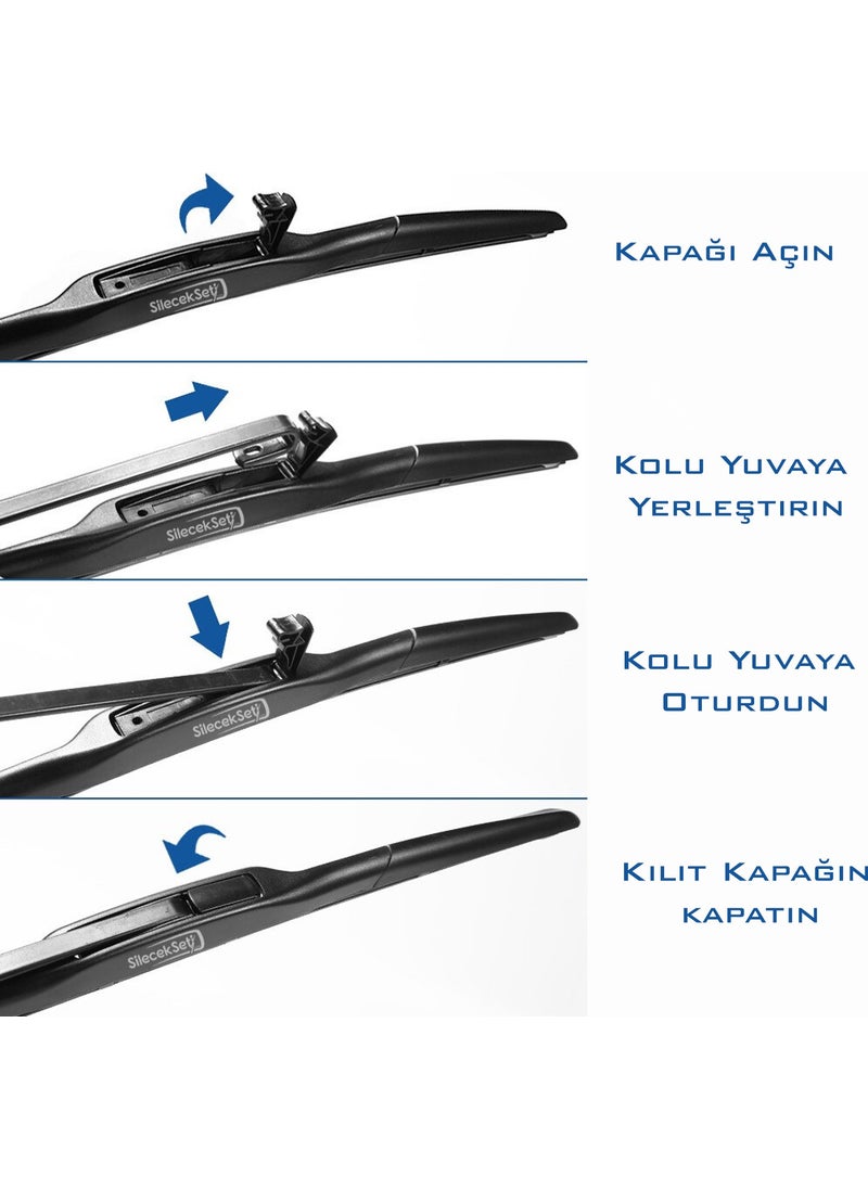 RBW Kia Sportage Front Wiper Set (2010-2015) Hybrid  - Image 3