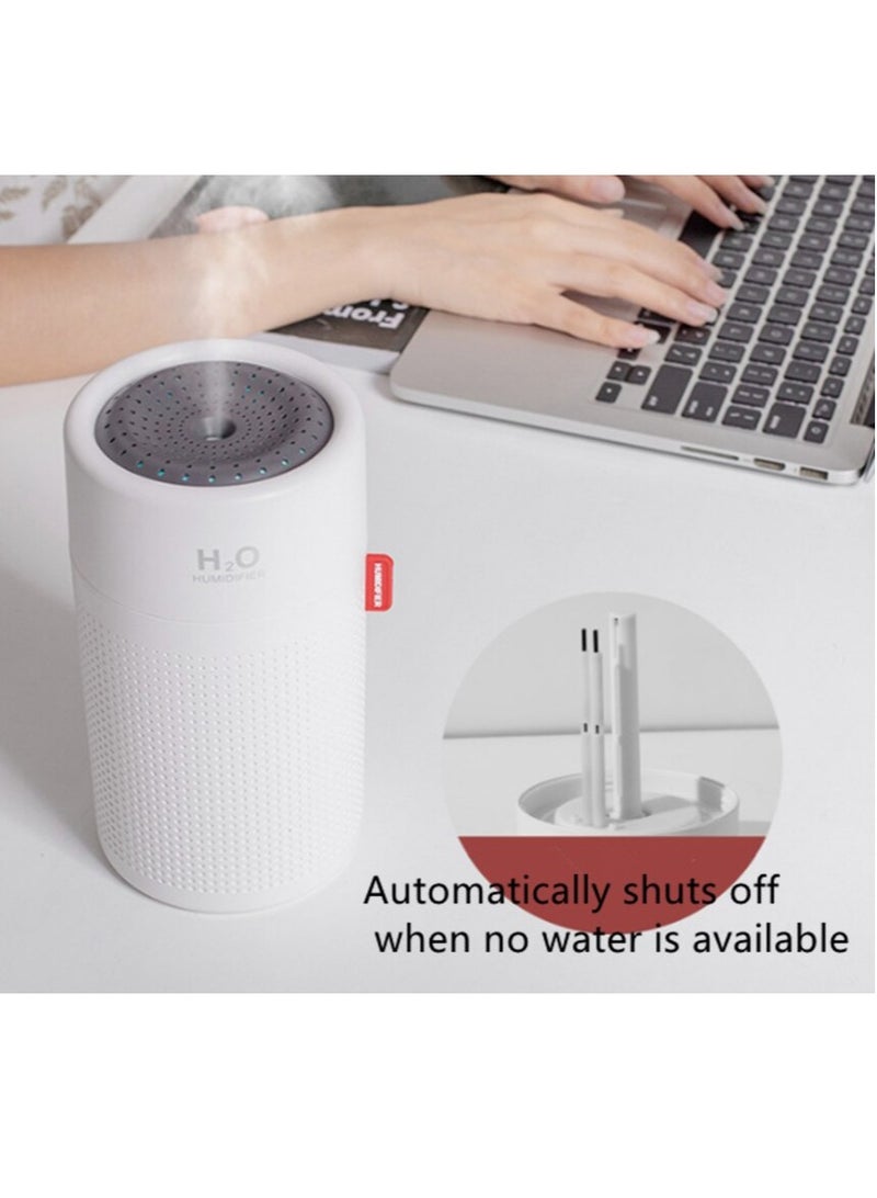 Air Humidifier, Humidifier With Night Light Function To Prevent Dry Burning And Usb Charging, Ultra-quiet Essential Oil Diffuser For Bedroom, (blue)  - Image 2