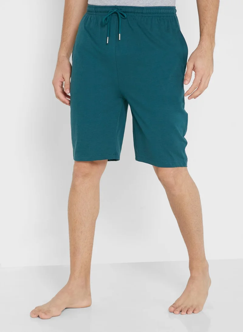 Seventy Five Chest Pocket Pyjama Shorts Set