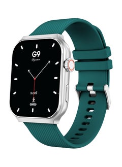 Xcell G9 Signature Unisex Smart Watch, 2.01” HD Display with IP67 Water Proof, Fitness Tracker with 107 Workout Options, 7+ Days Battery with Wireless Charging, Compatible with iOS & Android - Green  - Image 1