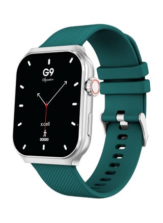 G9 Signature Unisex Smart Watch, 2.01” HD Display with IP67 Water Proof, Fitness Tracker with 107 Workout Options, 7+ Days Battery with Wireless Charging, Compatible with iOS & Android - Green - pzsku/ZD4BB64936397E6091848Z/45/_/1727079399/c756375f-ace7-4a58-bd5e-d9426030b139
