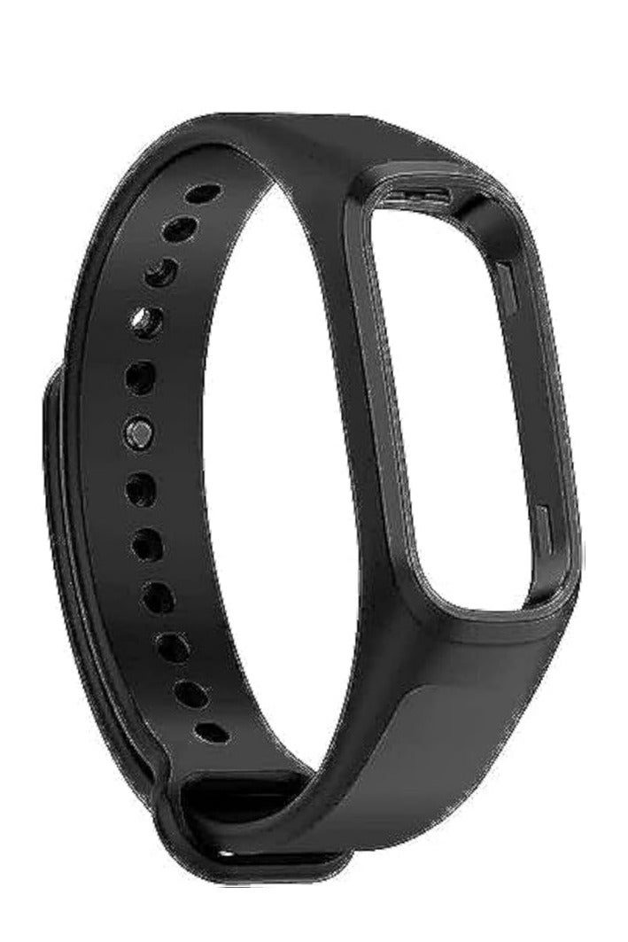 سوار ساعة سيليكون ناعم بديل لساعة اوبو معصم أسود للجنسين