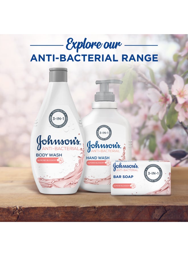 Johnson's Hand Wash Anti Bacterial Almond Blossom 300ml - Image 5