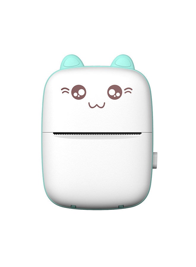 Portable Mini Pocket Printer BT Thermal Printer with Thermal Printing Paper USB Cable for Note Photo Web Document Printing