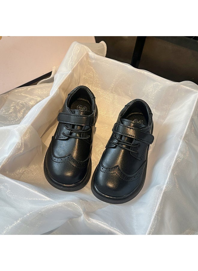 Children's Small Leather Shoes  Spring New Boys And Girls With Suit School Performance Students Leather Shoes Performance Shoes