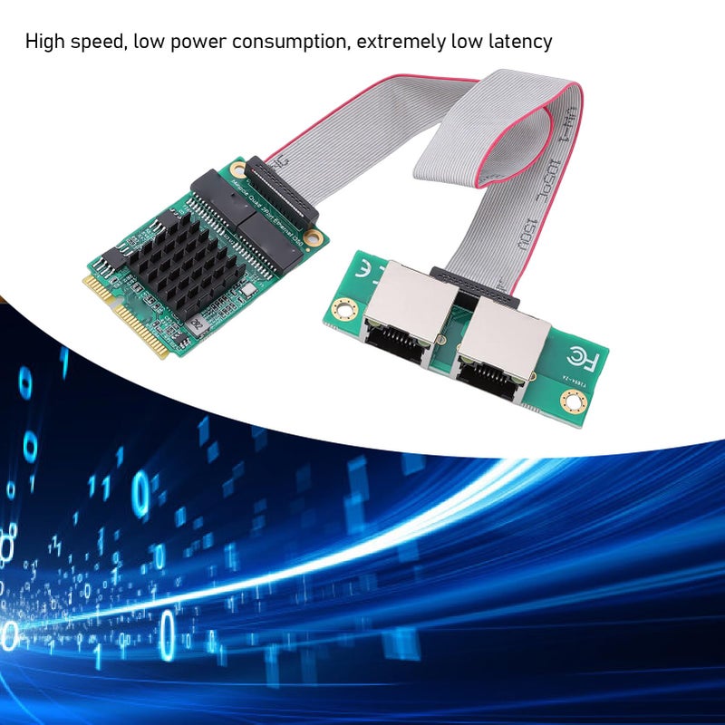 بطاقة شبكة PCIe ثنائية المنافذ جيجابت إيثرنت متحكم I350 لأجهزة الكمبيوتر الصناعية - Image 2