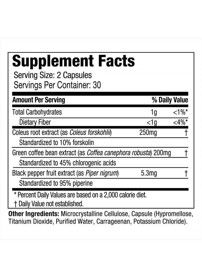 purely inspired - Forskolin for Weight Loss, Purely Inspired Forskolin + Lean, Lose Weight with Green Coffee Bean Extract, Weight Loss Pills for Women & Men, Weightloss Essentials, Non-Stimulant, 60 Count - Image 1