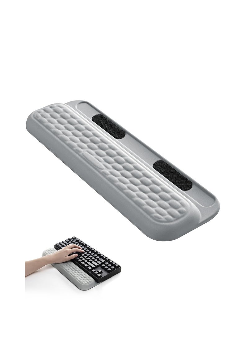 SYOSI - Keyboard Wrist Rest with Stickers, Keyboard Wrist Rest, Mechanical Keyboard Support Pad, Soft Memory Foam Wrist Support, Keyboard Hand Rest Pad for Wrist Pain Relief, for Computer Office Gaming - Image 1