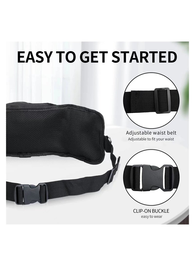 Hands Free Dog Walking Fanny Pack with Treat Pouch and Built-in  Bag Dispenser Large Capacity for Training Hiking Running - Image 3