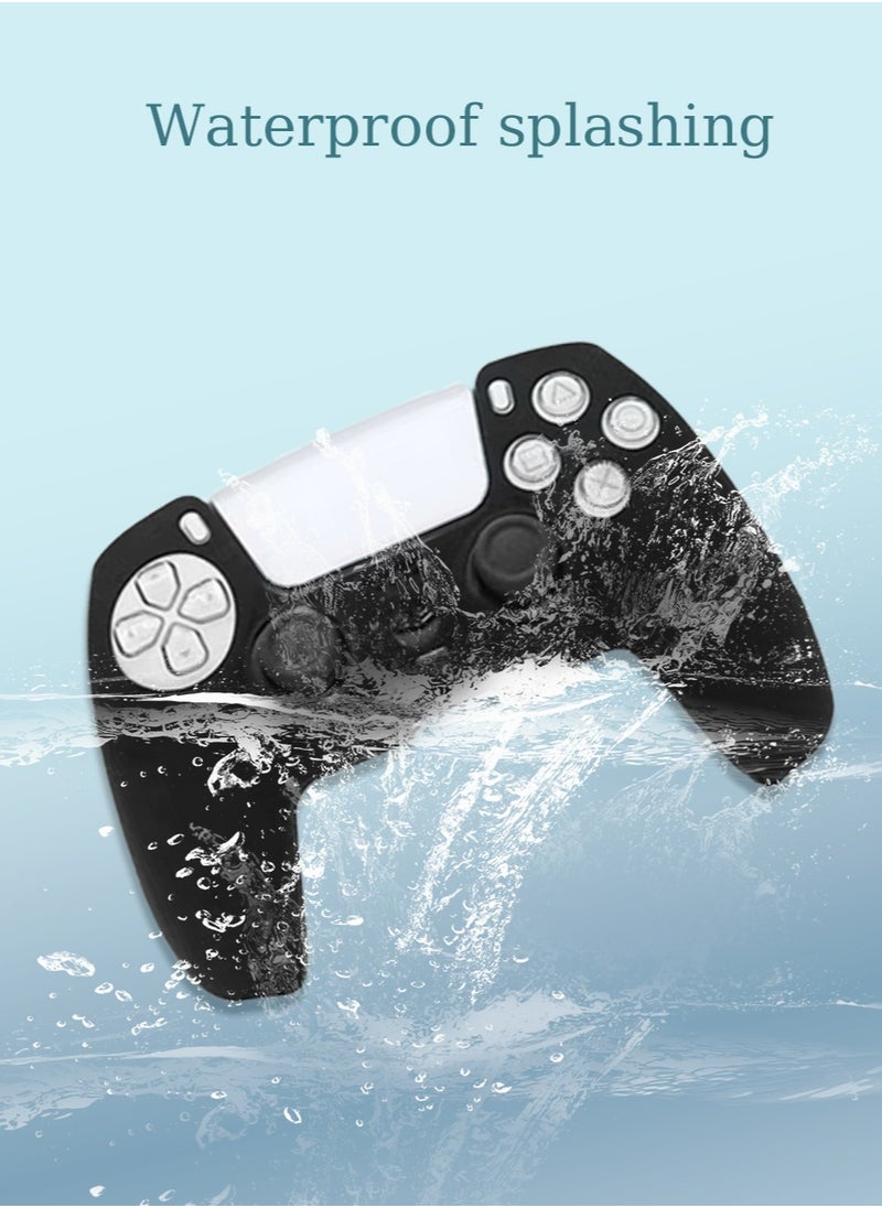 IINE - Soft Silicone Protective Case Cover for PS5/PS5 Slim Controller,TPU Hard Non-Slip No Interference Skin Protector Case Full Protection Cover for PS5/PS5 Slim Wireless Controller(3 Packs) - Image 1