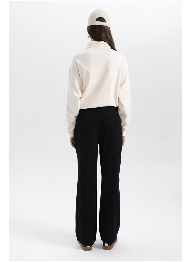 DeFacto - Woman Wide Leg Woven Trousers - Image 1