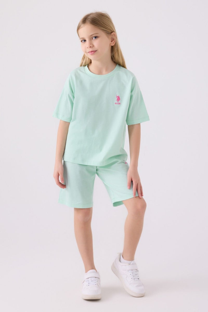 U.S. Polo Assn. Girls' Nil Bermuda Set  - Image 1