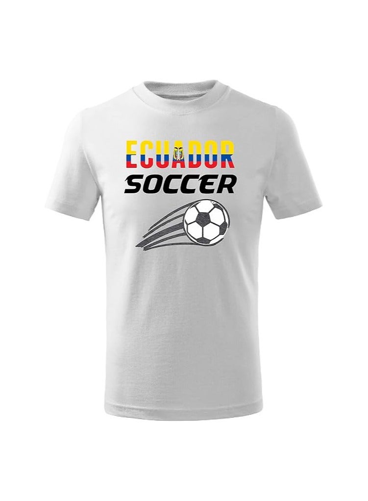 Ecuador Football Fans Printed Tshirts Supporting The Football Jersey TShirts For Men|Women|Kids To Win The Cup - Image 1
