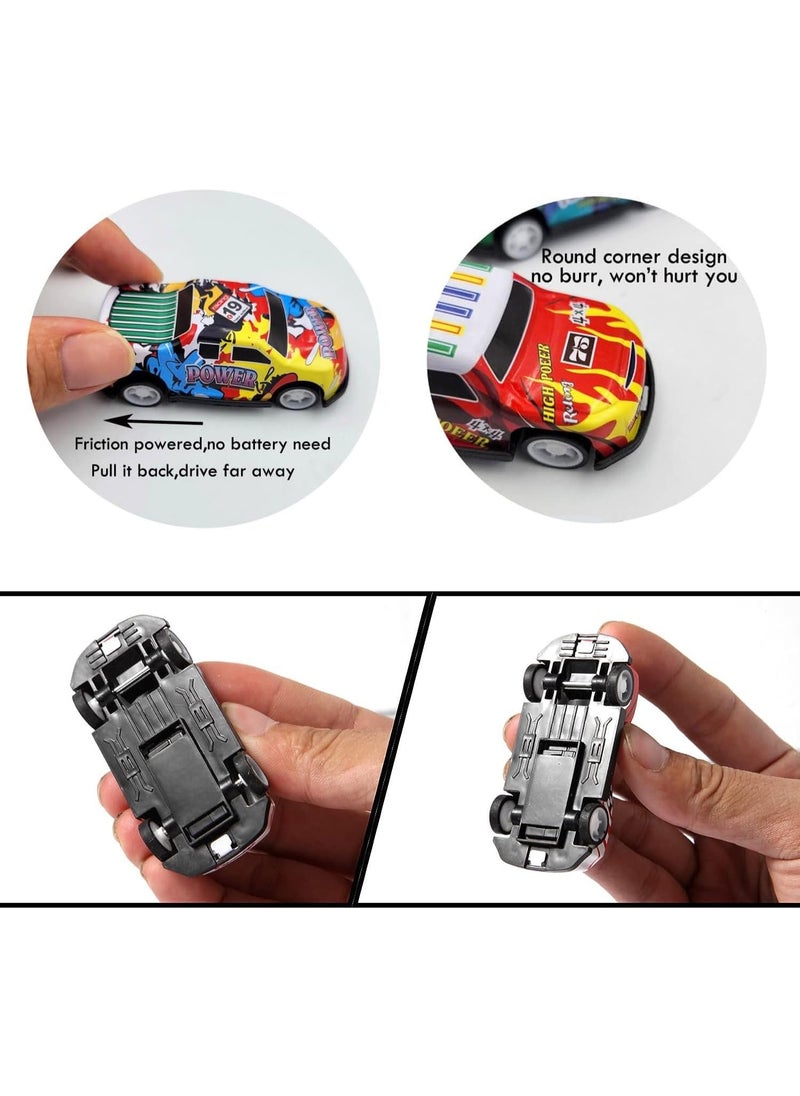 MUMS PLANET 6 Piece Mini Graffiti Cars Set - Diecast Car Models with Artistic Designs - Perfect for Kids and Boys Gifts - Toy Car  - Image 5