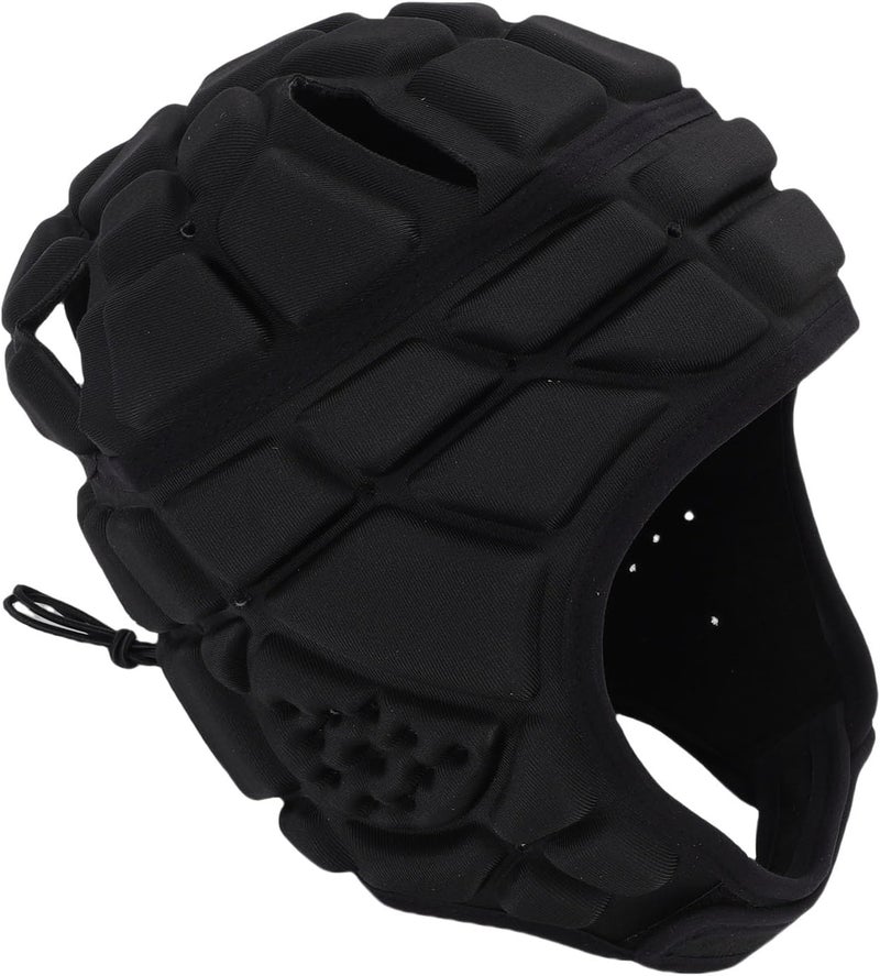 GOWENIC EVA Sponge Soft Rugby Helmet Adjustable Soccer Headgear for Adults Breathable Cycling Rugby Padded - Image 3
