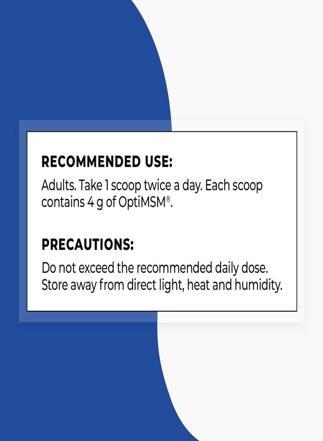 Supersmart - OptiMSM (Methyl-Sulfonyl-Methane) - Patented High Purity Formula | Non-GMO & Gluten Free - 200 g - Image 3
