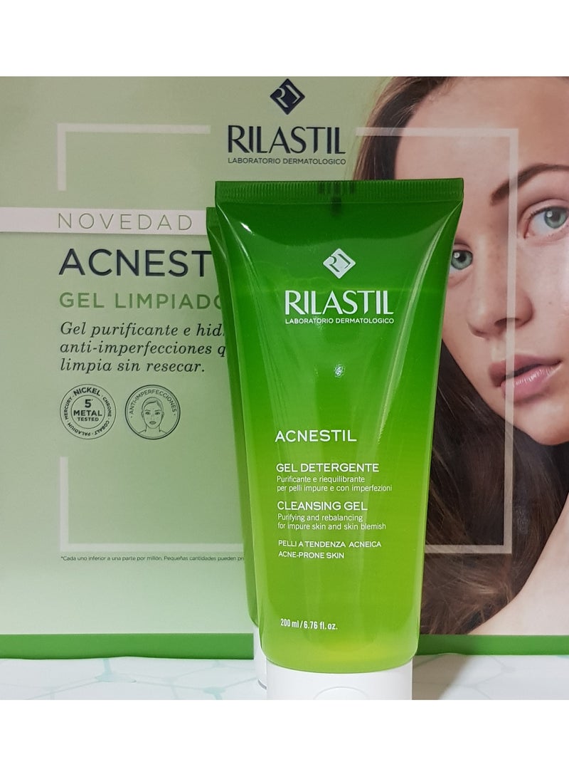 Rilastil Acnestil Cleansing Gel 200Ml - Image 4