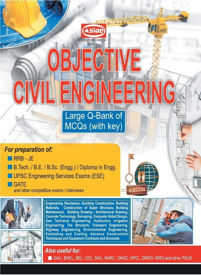 Q-BANK MCQS RRB WITH KEY CIVIL ENGG. OBJECTIVE  - Image 1
