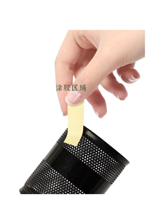 Nvv Sticky Notes Index Labels Memo Pads, 1600 Sheets, 76*19Mm, Adhesive Note Paper, Message Pad, Memo Pads, Stationery Office Supplies, 4 Packs Bl-02 - Image 1