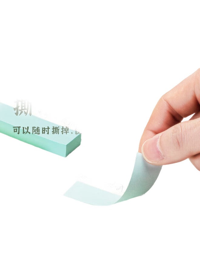 Nvv Sticky Notes Index Labels Memo Pads, 1600 Sheets, 76*19Mm, Adhesive Note Paper, Message Pad, Memo Pads, Stationery Office Supplies, 4 Packs Bl-02 - Image 3