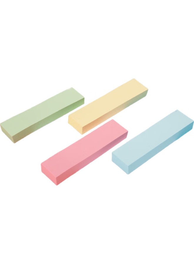 Nvv Sticky Notes Index Labels Memo Pads, 1600 Sheets, 76*19Mm, Adhesive Note Paper, Message Pad, Memo Pads, Stationery Office Supplies, 4 Packs Bl-02 - Image 2