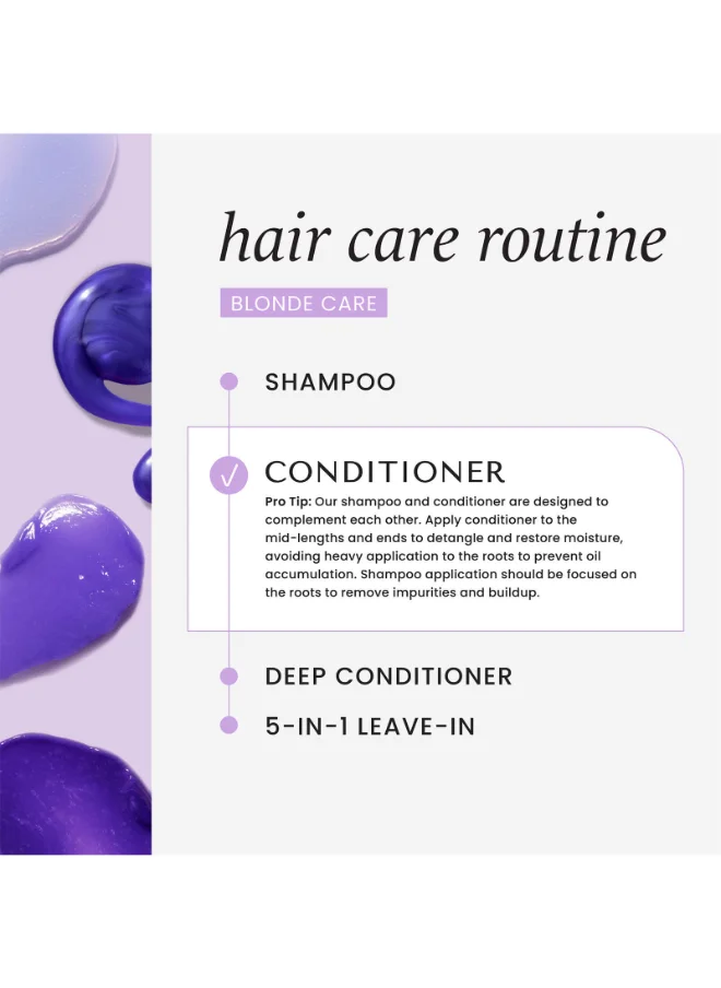 هاسك Blonde Care Purple Conditioner 355ml