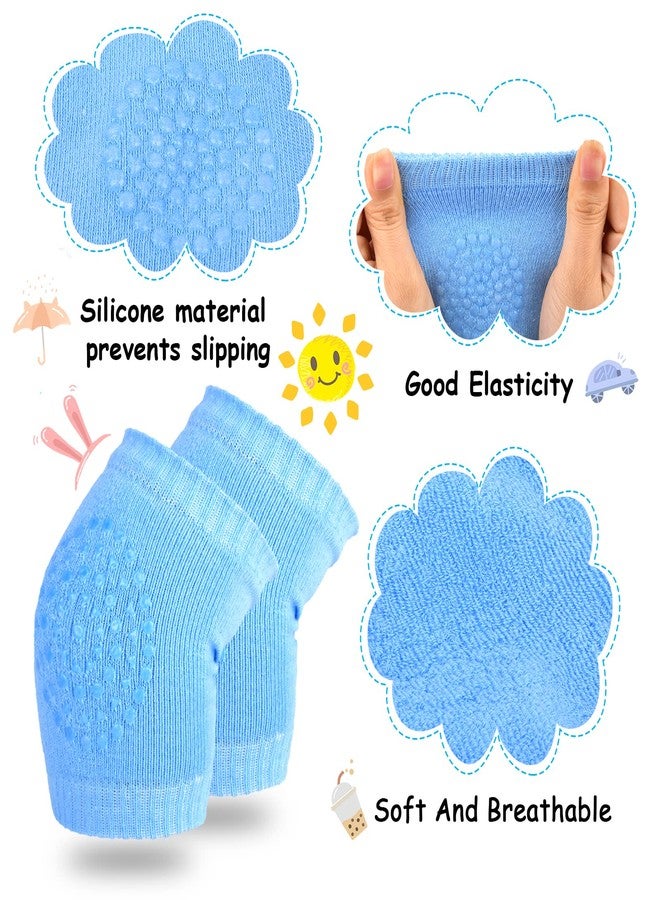 JOYUS Baby Knee Pads for Crawling: Anti-Slip Infant Knee Pads for Crawlers, Leg Warmers, Elastic Knee Sleeve, Toddler Knee Protectors for Baby Boy/Girl, Random Color, Pack of 6 Pairs - Image 4