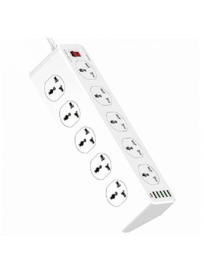 LDNIO Ldnio Power Strip 10 Power Socket 6 USB 3.4A 5V 2500W  - Image 1