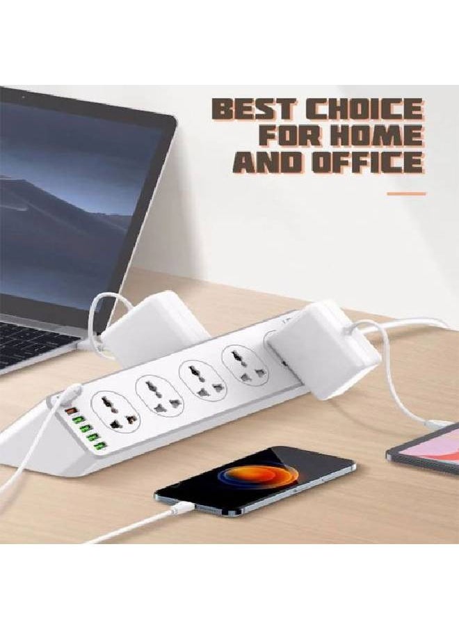 LDNIO Ldnio Power Strip 10 Power Socket 6 USB 3.4A 5V 2500W  - Image 2