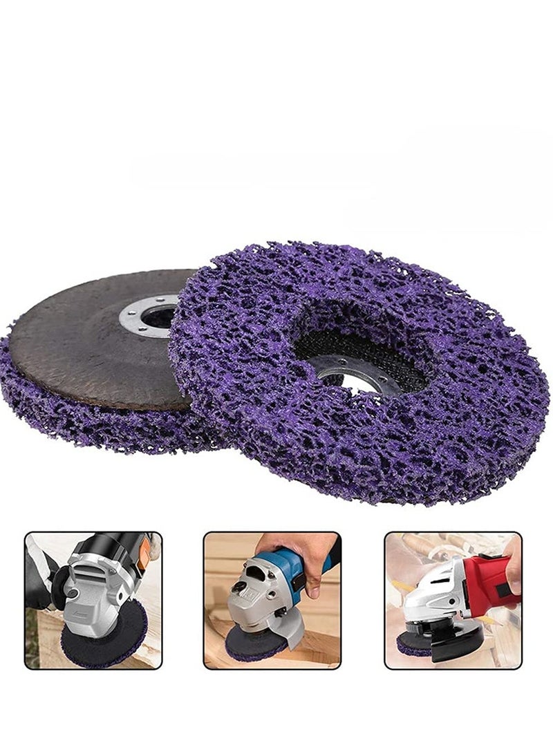 3 Pack Strip Discs Stripping Wheel, for Angle Grinder Paint Strip Wheel Quick Abrasive Discs Rust, Oxidation, Paint Remover  - Image 2