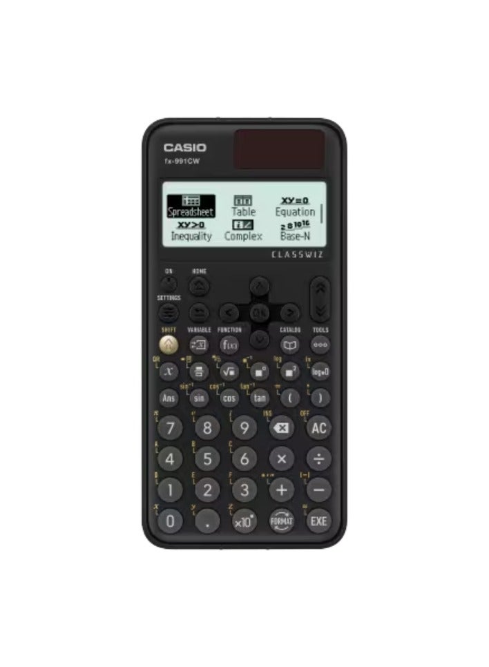 كاسيو ClassWiz Standard Scientific Calculators - Black - FX-991CW Black - Image 1