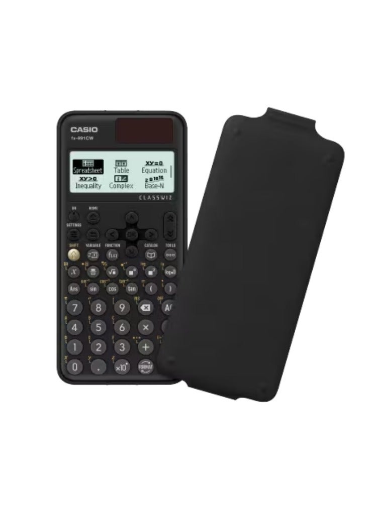 كاسيو ClassWiz Standard Scientific Calculators - Black - FX-991CW Black - Image 2