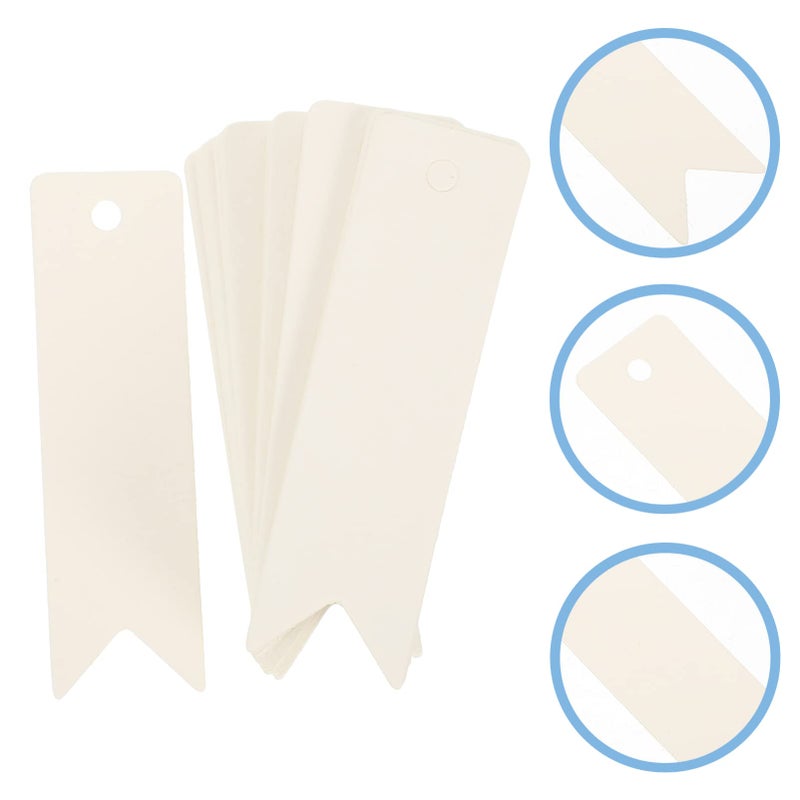 400 Pcs Blank Paper Price Tags Writable Labels For Jewelry Clothing Display - Image 4