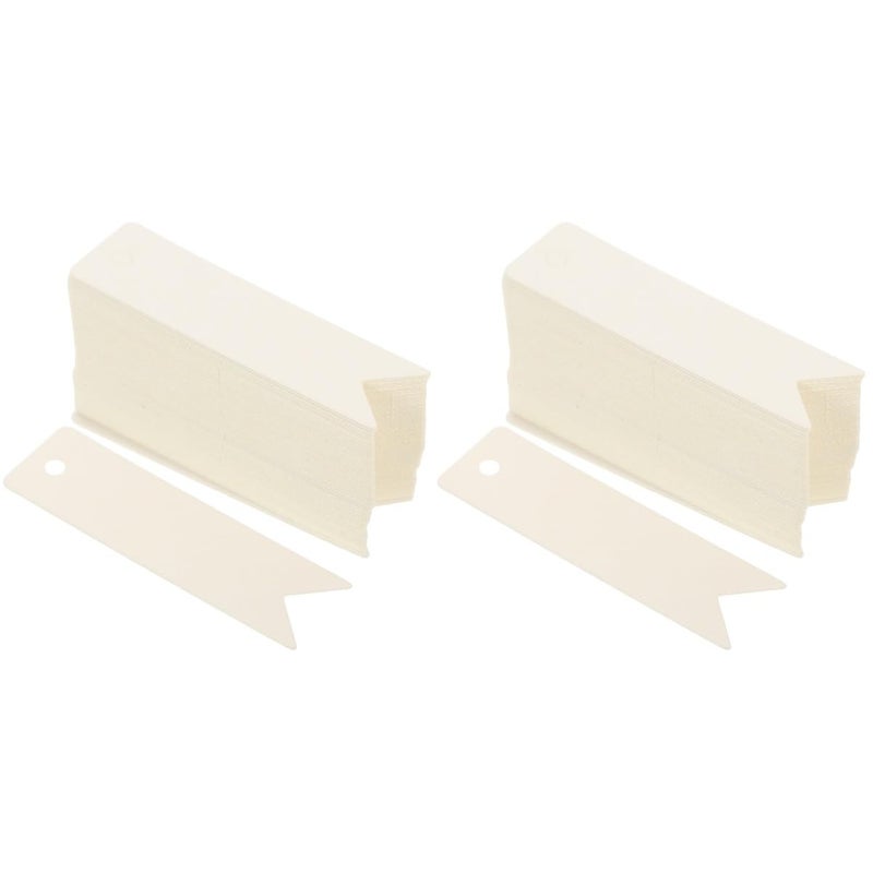 400 Pcs Blank Paper Price Tags Writable Labels For Jewelry Clothing Display - Image 2