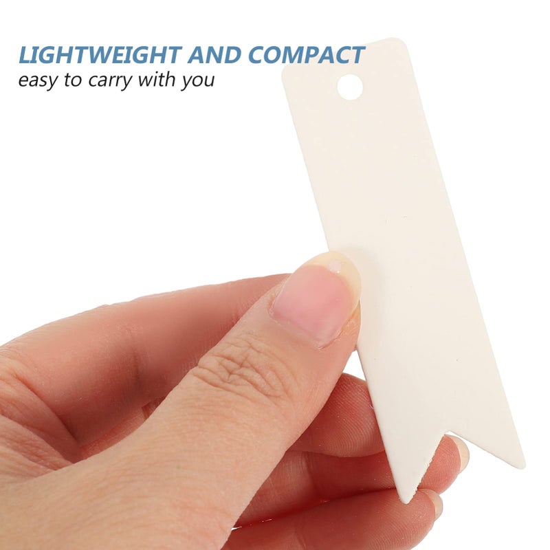 400 Pcs Blank Paper Price Tags Writable Labels For Jewelry Clothing Display - Image 5