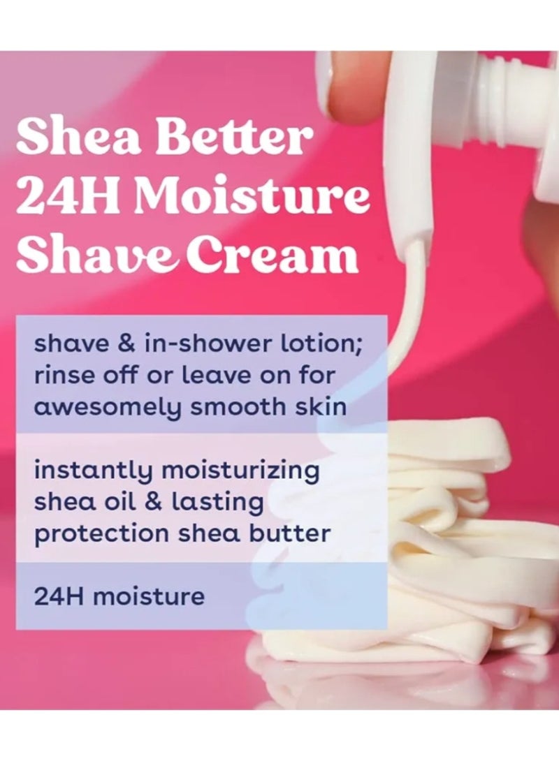 EOS 24 H Moisture Shave Cream pomegranate raspberry 7 fl. oz. (207 ml) - Image 3