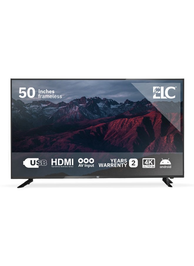 ELC - ELC 50Z1TS 50 4K Smart Android Frameless TV - Image 1