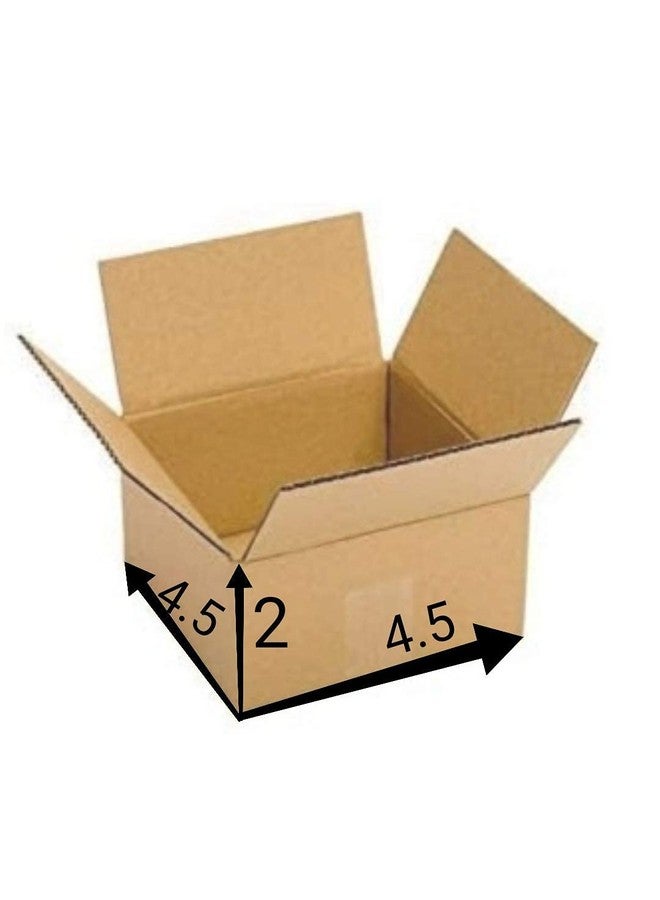 Powerlon® Corrugated Packing Box, Brown, 4.5"L X 4.5"W X 2"H (Pack of 100) - Image 1