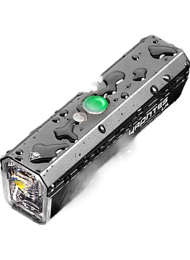 Yaphtes Bicycle Light, Aluminum Alloy Sensor Light, For Road And Mountain Bikes, High Brightness Flashlight, Rechargeable Night Riding Light For Children - Image 1