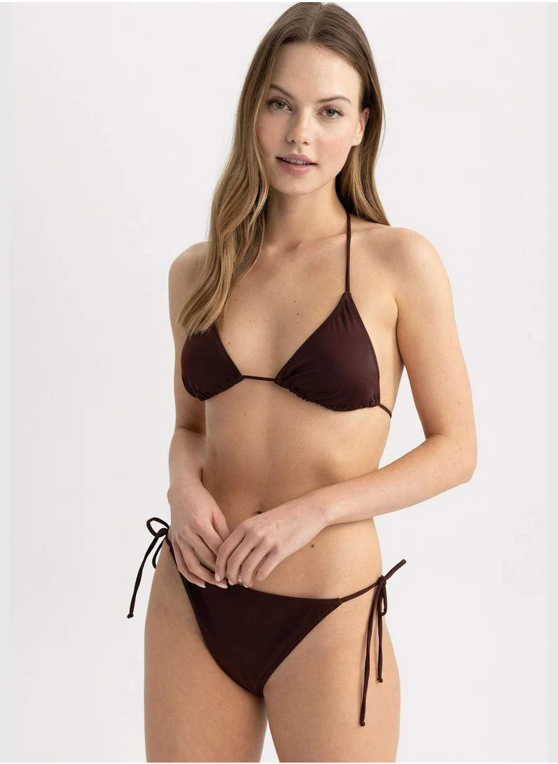 DeFacto Drawstring Sides Basic Bikini Bottoms