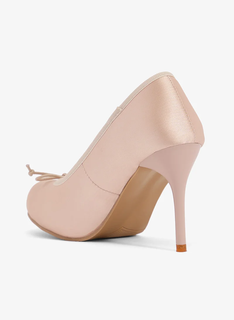 Ginger Pink Ballet Heels High for Women | Best Price UAE
