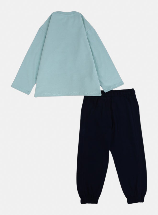 دريم طقم بيجامة أولادي قطن بطبعة سونيك - Image 3