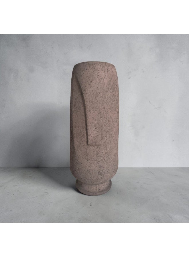 color zone pottery Decorative 35 cm pottery vase for office and home, featuring distinctive designs. - Image 1