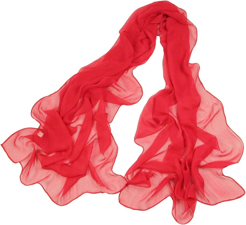 PANTONIGHT Long Chiffon Sheer Scarf For womens - Image 4