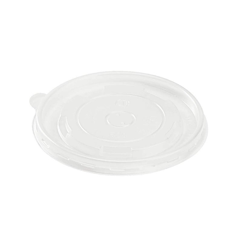 Karat غطاء مسطح PP C-KDL112-PP لحاوية الطعام الورقية سعة 16 أونصة (علبة من 1000) - Image 2