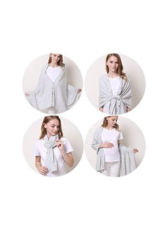 Moro Moro Adjustable Nursing Cover with Buttons – 360° Full Coverage, Ultra-Soft & Breathable  - Image 2