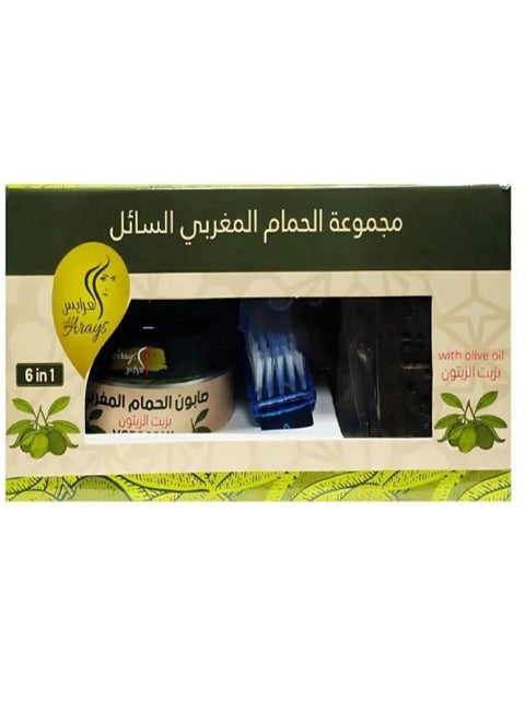 Liquid Moroccan Bath Group 6 in 1
