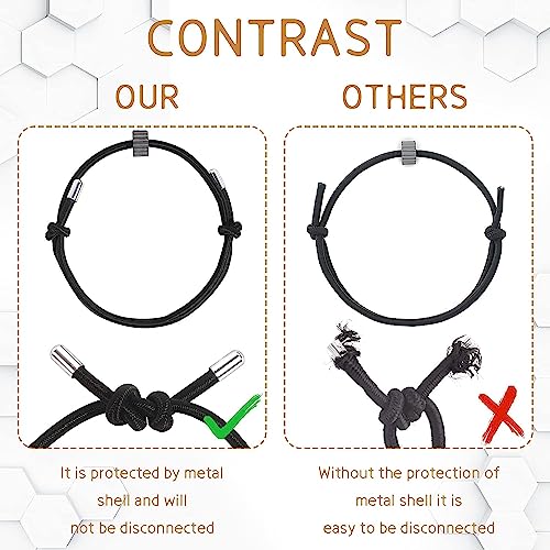 SZTLKHH 4 pcs Window Breaker Bracelet, Glass Breaking Bracelet, Wrist Strap with Tungsten Carbide Bead Car Safety Escape Wristbands, Vehicle Emergency Self Rescue Tool - Image 3