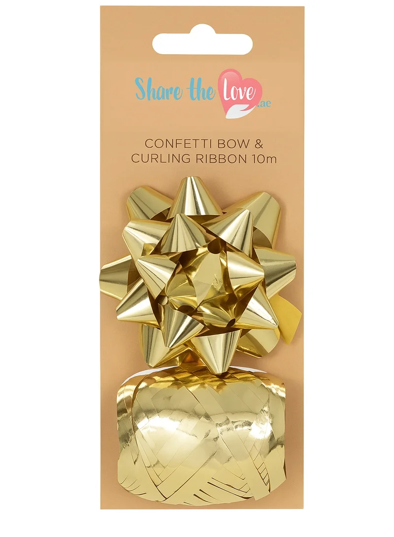 Share the Love Gold Luxury Gift Bow